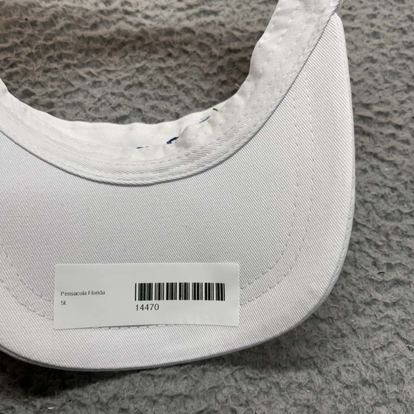 Pensacola Florida Hat Cap Womens Visor One Size Shade Shack Sun Visor Flip Flops - Picture 3 of 3